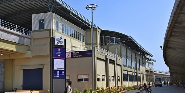 Challaghatta Metro Station