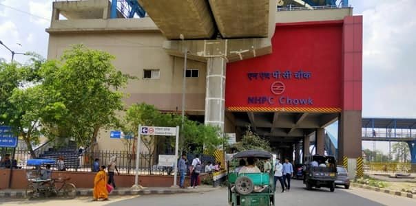 NHPC Chowk Metro Station