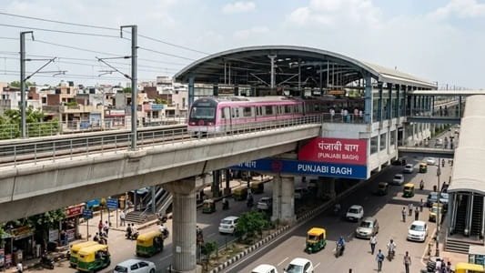 Punjabi Bagh Metro Station